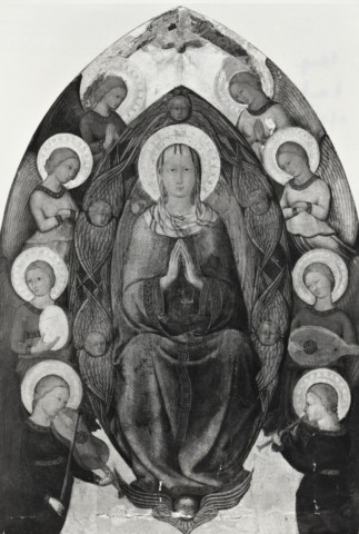 David, Robert — Sano di Pietro - sec. XV - Madonna in gloria e angeli — insieme